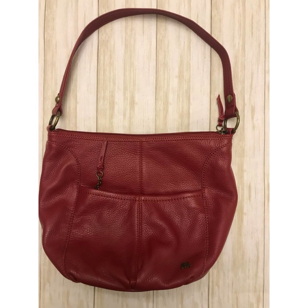Crimson The Sak Leather Bag Iris Hobo Shoulder Bag